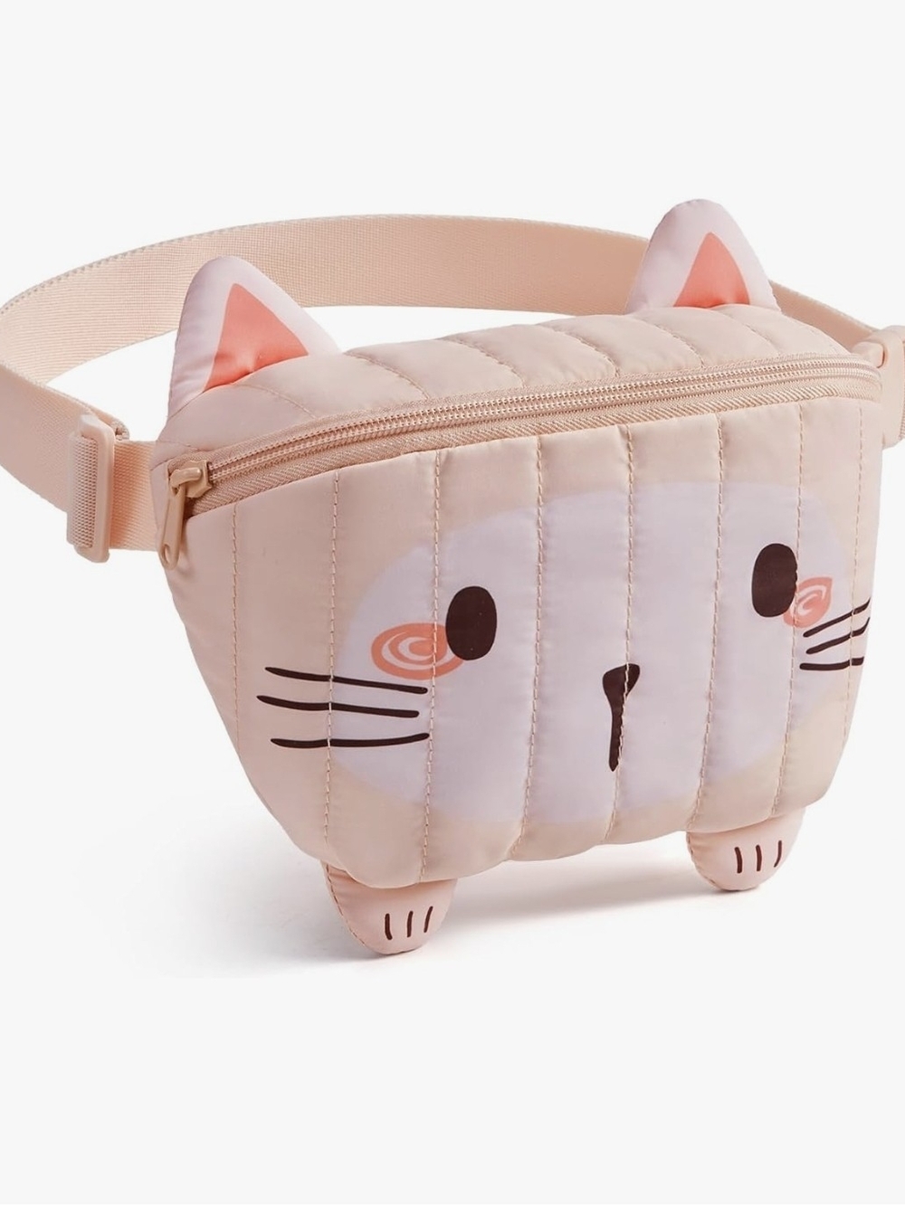 Cute Pink Cat Fanny Pack Belt Bag - Unbranded